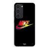 Phone Case - MANIACASE - Samsung Galaxy S23 - Silicone - Flexible - Colorful Nike Logo