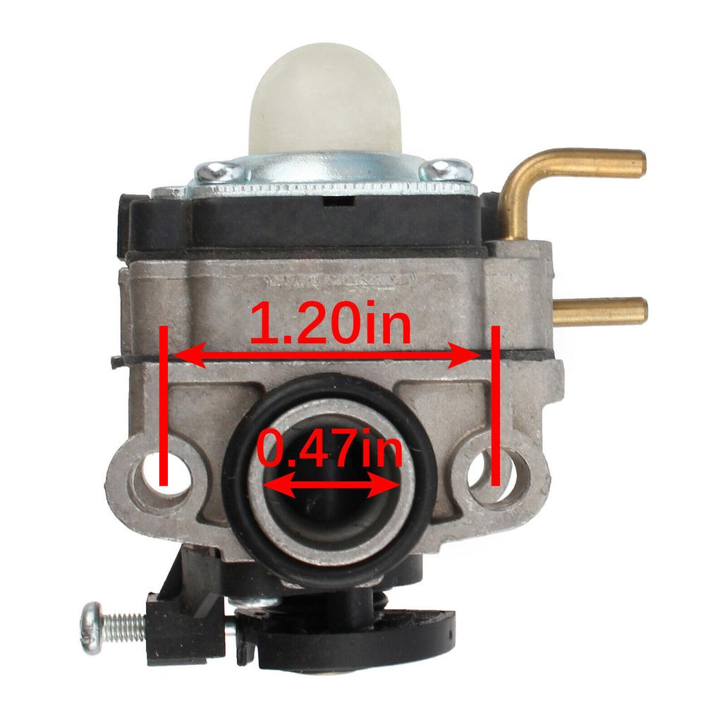 Carburetor with Fuel Line Fuel Filter Air Filter Adjustment Tool Compatible for RY252CS RY251PH 75306258A Trimmers