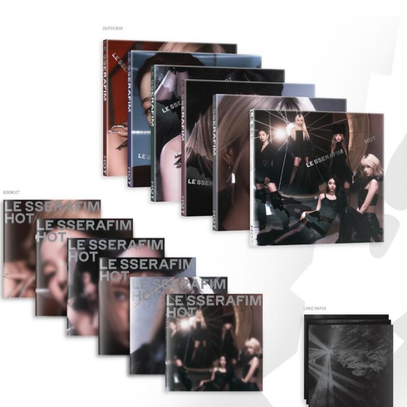 Le Sserafim   Mini Album 5th   Hot  Compact Ver. 