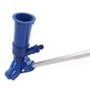 Small Pool Vacuum Portable Pond Vacuum Cleaner with 5 Section Aluminum Alloy Rod Nylon Fine Mesh Bag for Spa Hot Tub