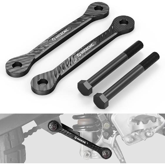 

NICECNC Motorcycle Lowering Linkage Drop Link Lower 1.5in/38mm Compatible with Yamaha Tenere 700 /XTZ700 2019-2024, Tenere 700 Rally Edition чорний
