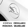 For Opel Crossland X Astra Corsa Ignia Opc Vectra Zafira Meriva Mokka Adam Auto Fuel Tank Cap Stickers Decorative Decals