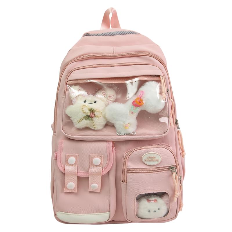 College Style Schoolbag Junior High School Students Lightweight Backpack Commuter Large Capacity Backpack