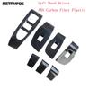 Window Lift Switch Cover Trim For Mazda CX-30 CX30 -  2024 2025 Carbon Fiber Interior Armrest Frame Car Accessories