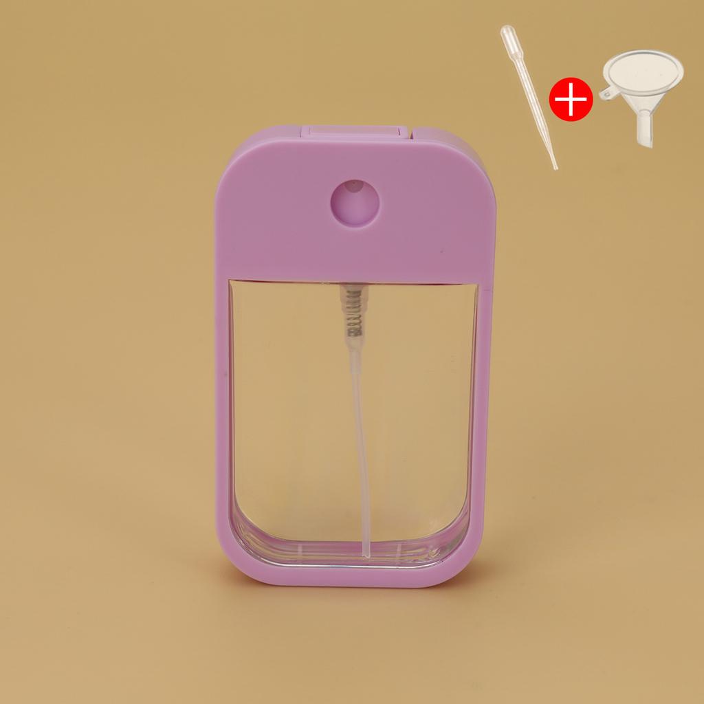 Plastic Card Bottle Perfume White Pink Blue 45ml Water Mist Spray Bottle for Hand Sanitizer Oral Spray Sprayer