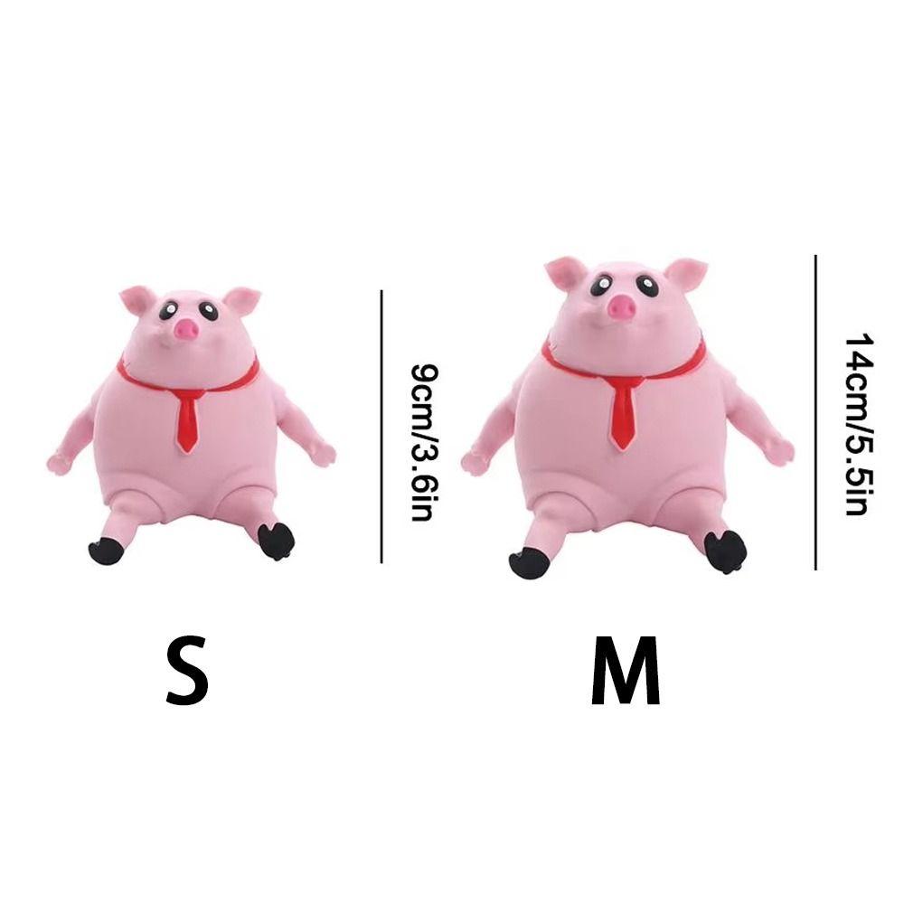 Funny Squeeze Big Pink Pigs Antistress Toy Cute Squeeze Animal Dolls Lovely Piggy Doll Stress Relief Toy Creative Cartoon Gifts