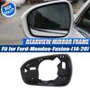 For Ford Fusion 2014-2020 Black Left Driver Side Mirror Frame Trim Replacemen