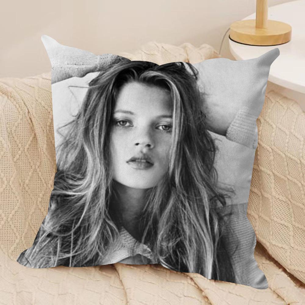 K-Kate M-Moss Cushion Cover Soft Plush Double-Sided Printed Sofa Pillow Cushion Cover | Cozy All-Season Durable Decor Gift