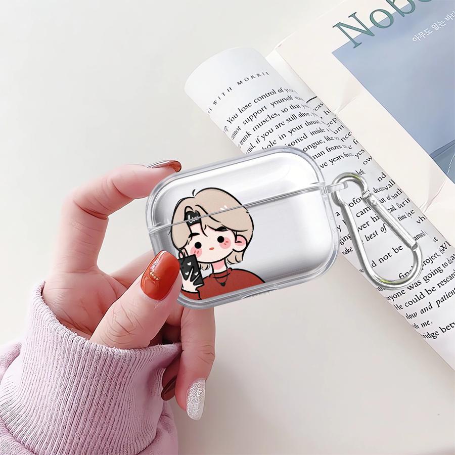 Простые Стильные Прозрачные Чехлы Для Наушников Для Пары Airpods 4 1 2 Pro3 Pro2 3 Pro Airpods Pro 3