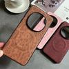 For Huawei Honor Magic 7 Pro Case Soft PU Skin Magnetic Wireless Charging Protective Back Cover Case For Magic 7 6 5 Pro Shell