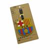 Barcelona, Real Madrid, Liverpool Teamwappen PVC Gummi Gepäckanhänger