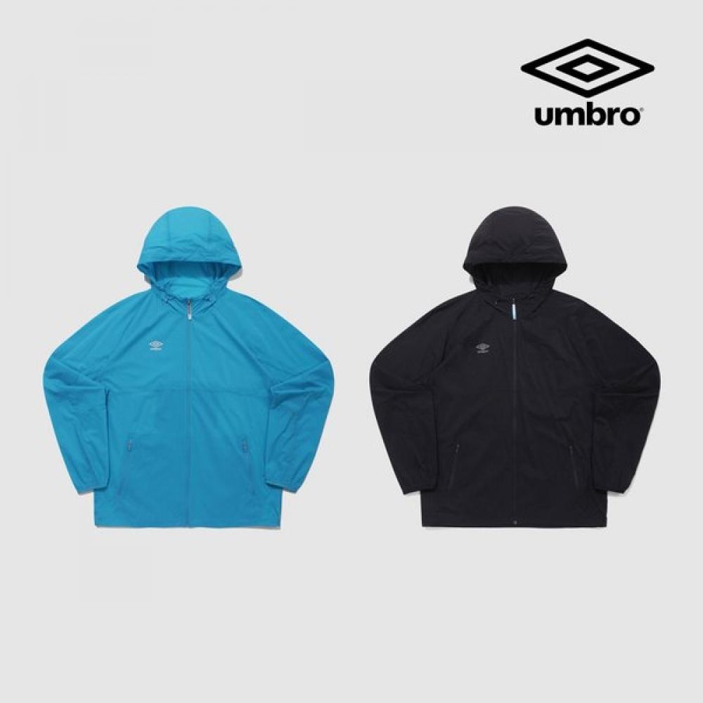 

Umbro Shuttle Run Ultra Lightweight Hooded Windbreaker Jacket Uq221sjk51 blacks/90