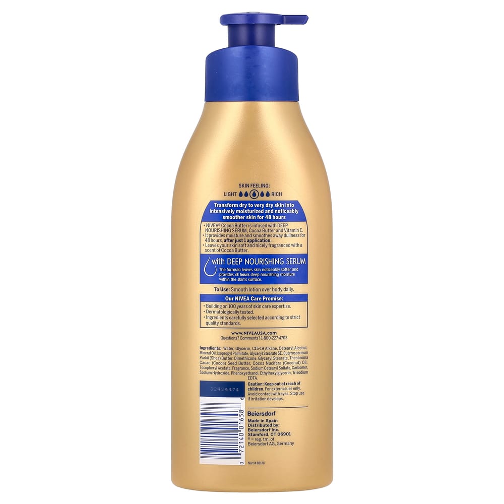 Nivea Cocoa Butter Body Lotion 500ml (16.9 Fl Oz)