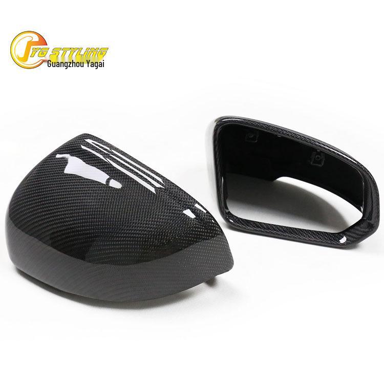 Carbon Fiber Replacement Rearview Mirror Cover for Volvo S60, V60, XC40, and S90