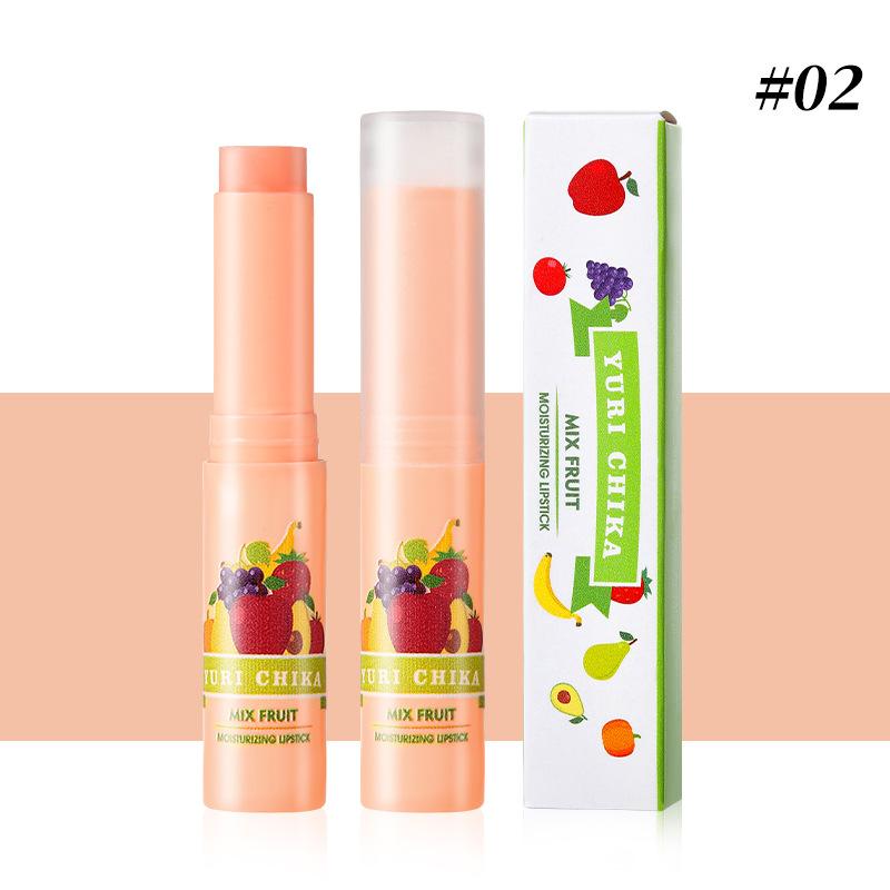 YURI CHIKA owocowy balsam do ust 4g ciepła zmiana szminka szminka mężczyźni kobiety usta