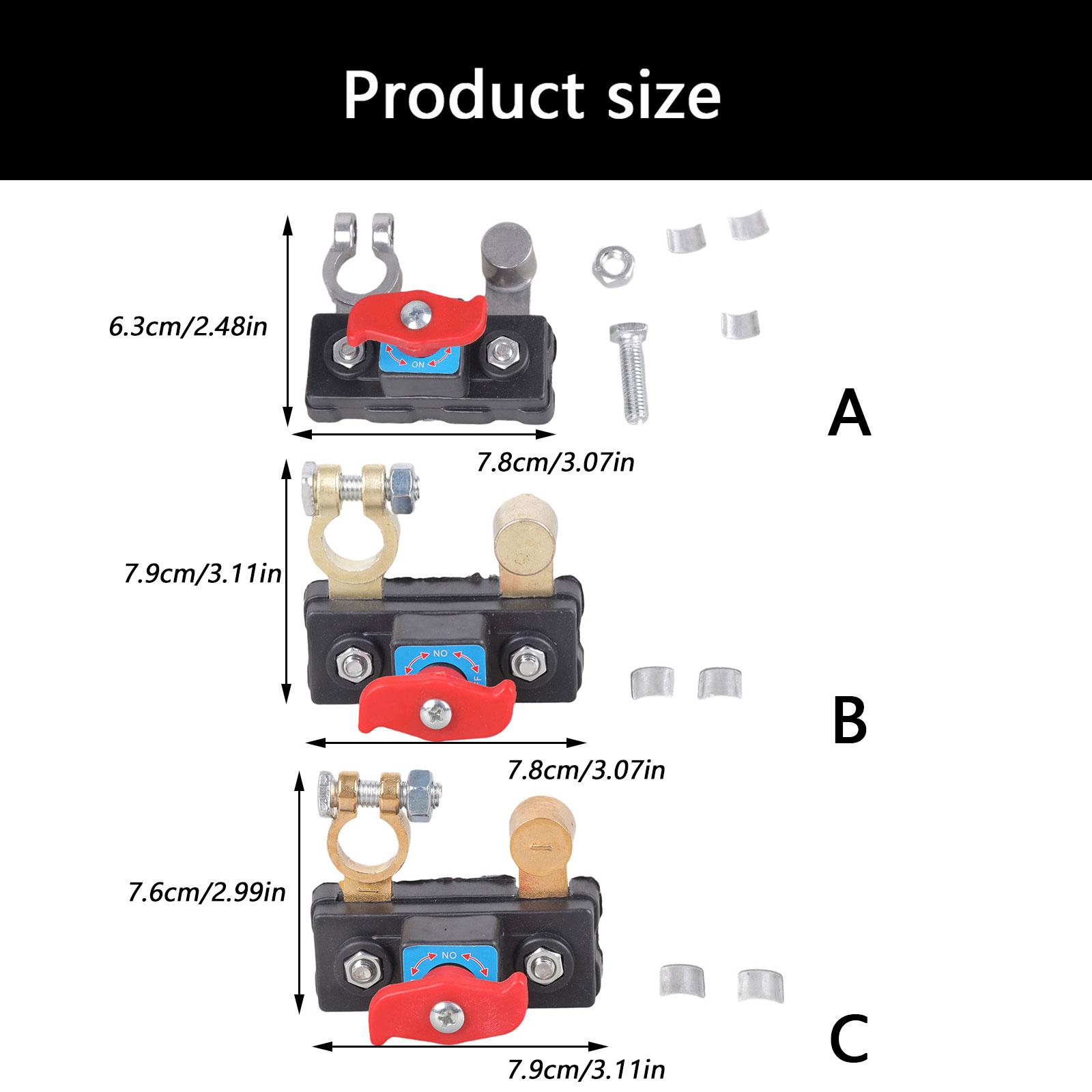 Rotary Battery Shut Off Switches Heavy Duty Battery Switches For Automotive And Truck No Tools Required Installation