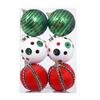 Plush Christmas Balls with Lanyard Seasonal Hanging Ornaments Elegant Xmas Tree Decoration for Home And Holiday Parties