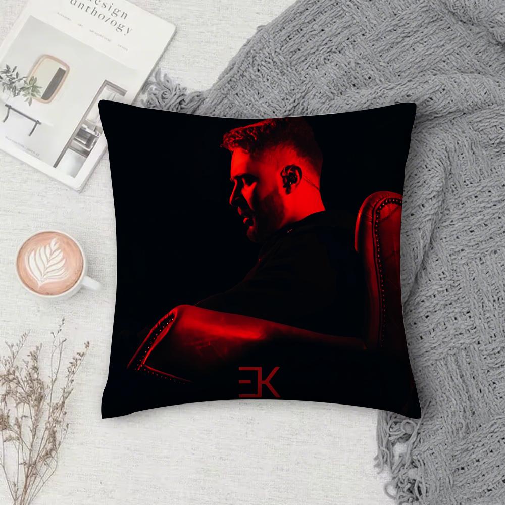 Rapper Egor Kreed 58 BOY Pillow Case Square Double-Sided Printing Short Plush Sofa Cushion Cover Bedroom Pillow