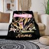 Haircut Customize Your Name Blanket Used For Chair Office Sofa Bed Camping Soft And Warm Giving Friends And Relatives Birthday Graduation Gift