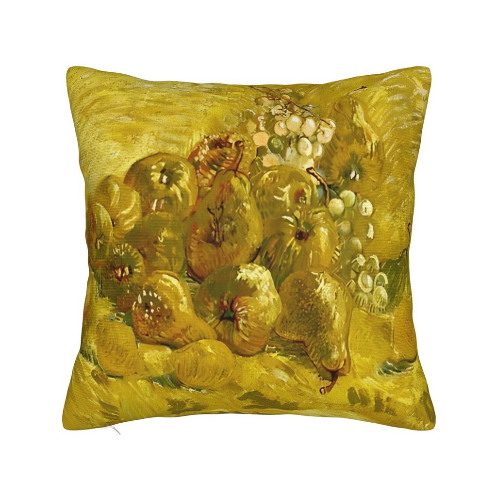 Van Gogh Wheatfield with a Reaper Pillowcase Cushion Cover Gift Oil Painting Throw Pillow Case Cover Home Wholesale 45*45cm