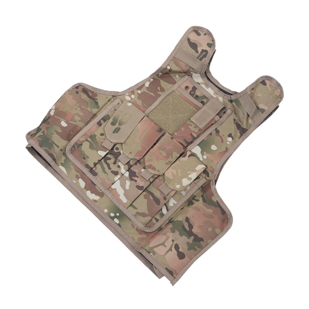 Kids Outdoor Vest Children Outdoor Shooting Protection Gear Vest for Sports Training Jungle Games