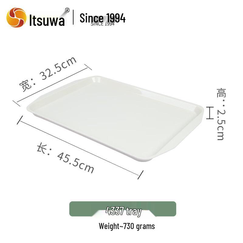 WUHE A5 Food-Grade Melamine 3-Compartment Serving Tray