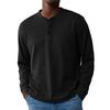 Men's Loose Casual Lapel Long-sleeved Top