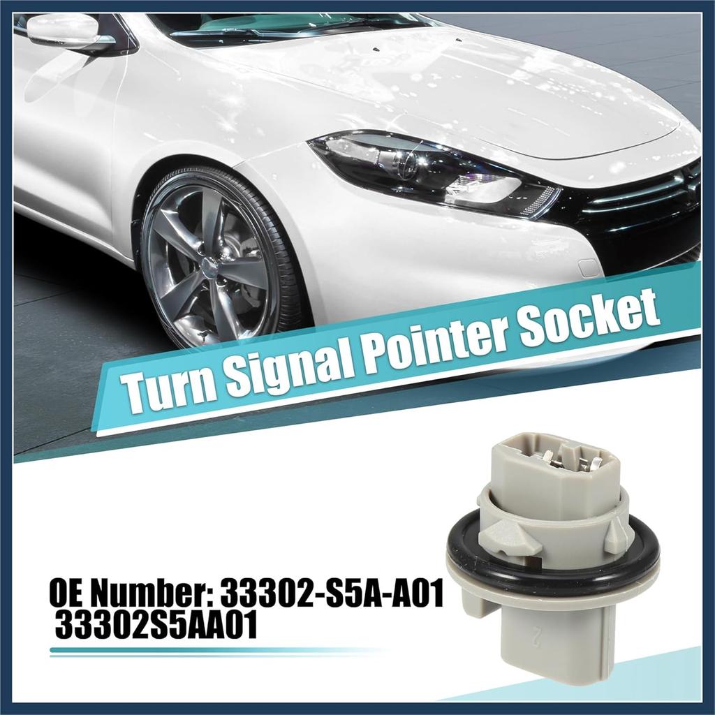33302-S5A-A01 Turn Signal Pointer Socket T20 W for Honda Odyssey Element Crosstour Civic CR-V for Acura TSX TL RDX Stylish Design