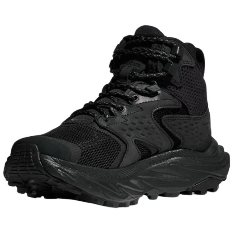 HOKA One One Anacapa 2 Wygodne Wszechstronne Wodoodporne Wytrzymałe Buty Turystyczne za Kostkę Damskie buty turystyczne Czarne 1142831F-BBLC