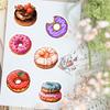 Cute Donut Dessert Stickers DIY Kids Toy Gift Decal for Phones Laptops Cars Scrapbooking Luggage Decorative Graffiti  Waterproof