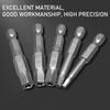 5Pcs Shank Magnetic Head Screwdriver Set Screwdriver Drill Bit 50mm 1/4 inch Hex Shank Socket Adapter Power Tools