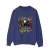 DC Comics Mens Black Adam JSA Complete Group Sweatshirt