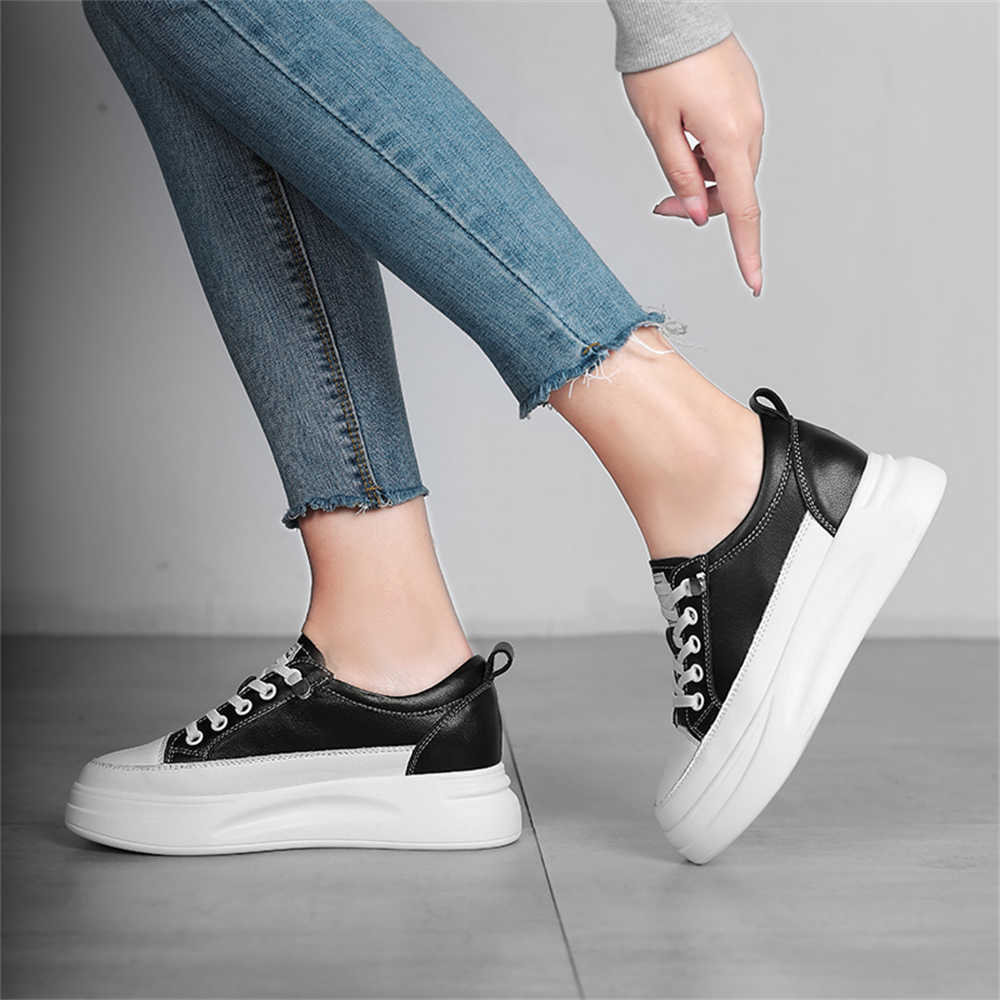 Tied Spring-autumn Women Lady Vulcanize White Running Shoes Comfortable Sneakers Shoes Sport Welcome Deal High Brand Tenys