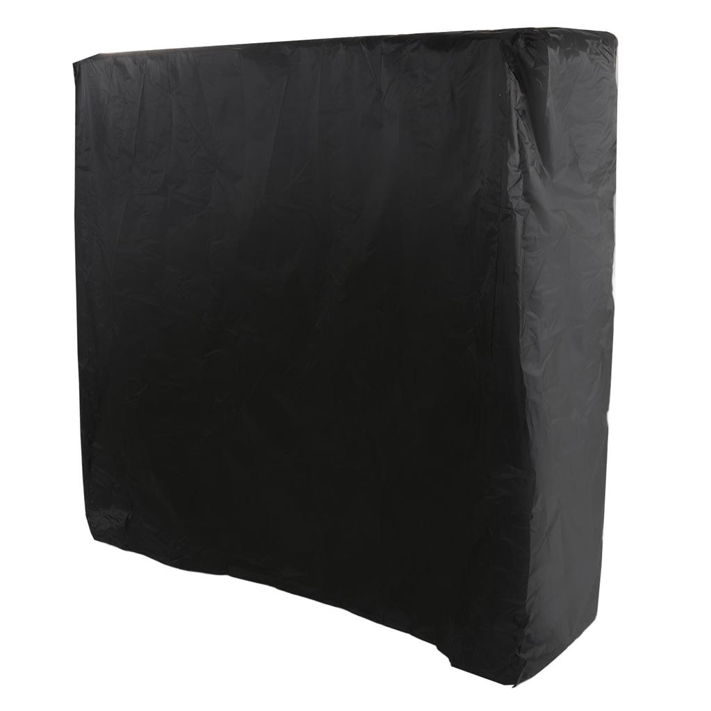 Ping Pong Table Cover Black Zippered 210 Silver Coated Waterproof Dustproof Tennis Table Cover for