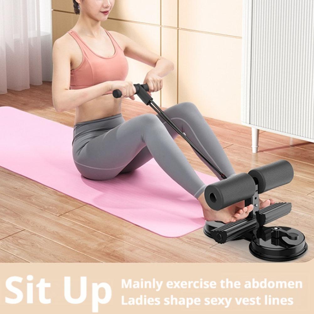 Nordic Hamstring Strap with 2 Strong Suction Cups Portable Foot Adjustable Device Aids Abs R2N8