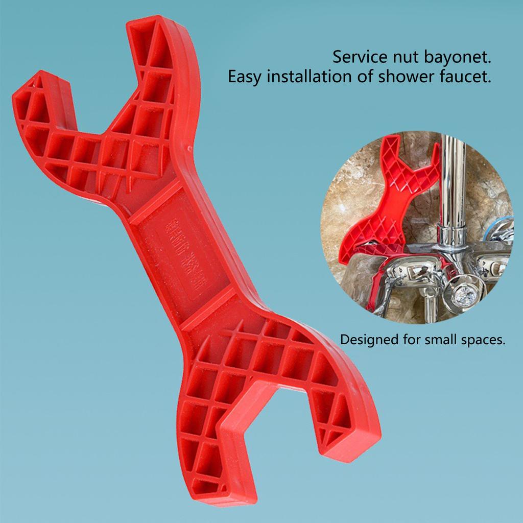 Portable Wrench Bath Tap Turn Ranging Installation Maintenance Tool Mix Water Valve Curved Foot Level Shower Faucet