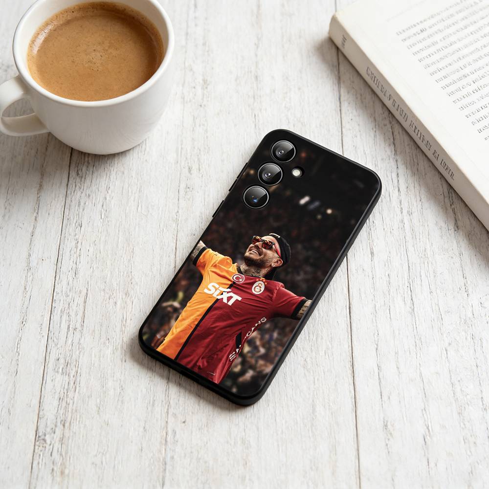 

G-Galatasaray 1905 Чехол для телефона Samsung Galaxy A73, A72, A71, A70, A53, A52, A51, Другие Мягкий черный чехол Samsung a71 4g