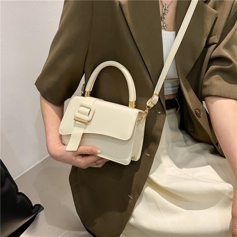 Minimalistische Handtasche für Damen, Neue vielseitige Handtasche 2025, Süßigkeitenfarbene stilvolle diagonale Umhängetaschen