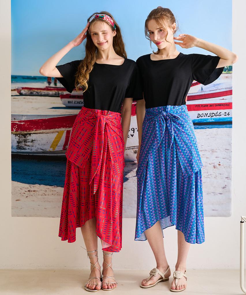 Bonide Square Neck Cover Dress Fish