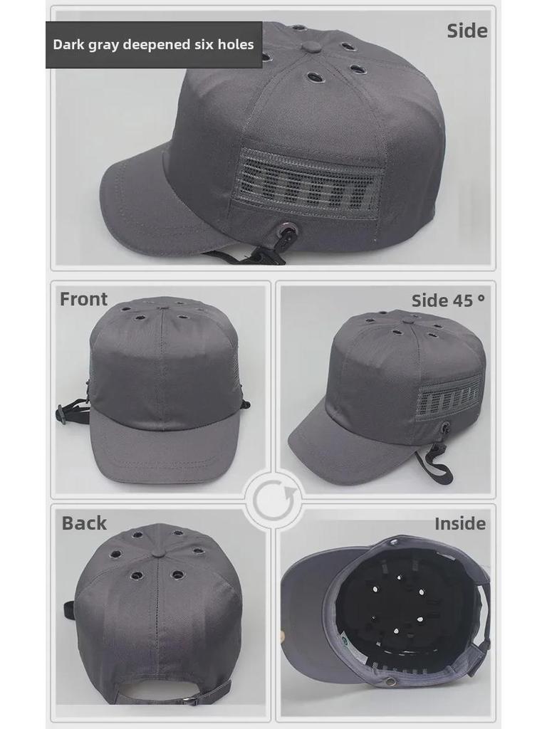 Lightweight Breathable Baseball-Style Safety Helmet for Welders