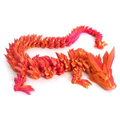 3D Printed Gem Dragon Crystal Fidget Toy Rotatable Articulated Dragon Egg Ideal Gift For Kids With Adhd Perfect For Birthdays