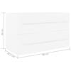 VidaXL Sink Cabinet White 80x38.5x48 Cm Chipboard