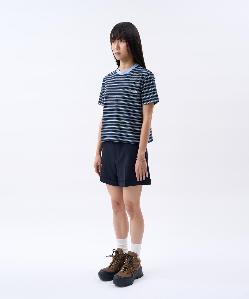Aepeuteopeulei [Women] Savannah Striped T-Shirt Navy