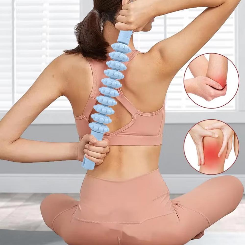 1Pcs   Bendable Muscle Roller Stick Multi-Function Fascial Massage Cellulite Removal Lymphatic Circulation Sore Muscle Relief