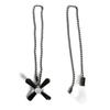 Pack of 2 Decorative Pull Chains Easy To Use & Durable Fan & Light Bulb Pull Chains Durable for Ceiling Fans & Lights
