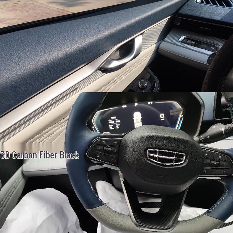 Geely Preface Xingrui Kohlefaser Schaltknaufkonsole Kratzfester Innenraumaufkleber