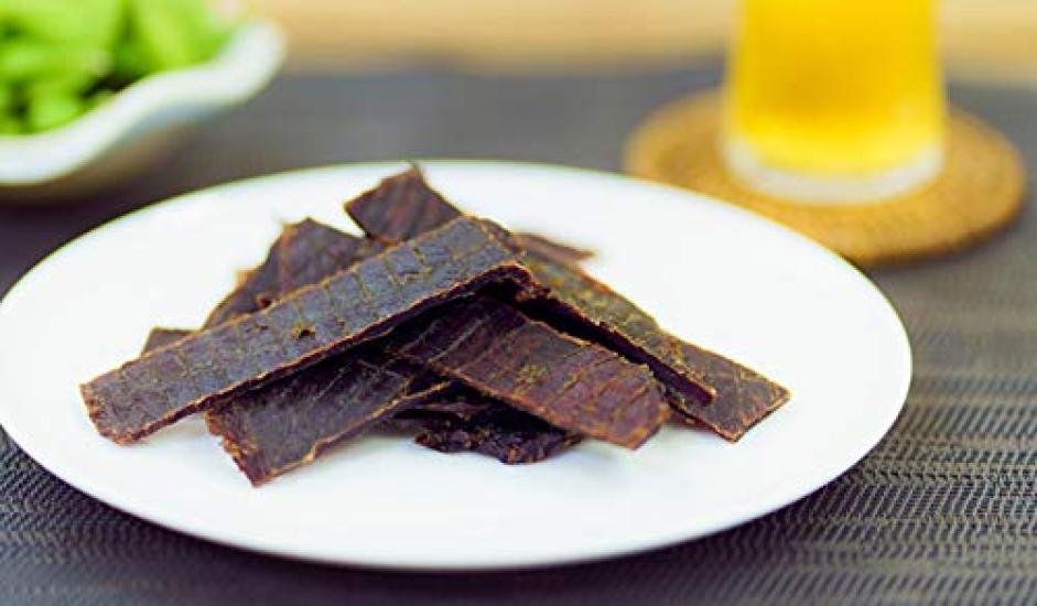 Tengu Beef Jerky Medium Chunk 150g Regular and Hot Combination 10 Bags Set Snack Tengu