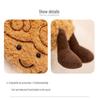 Hobby Dessert Plush Toy Set: Butterfly Pastry, Pudding Doll, and Biscuits Ornaments for Tea Time or Photo Props.