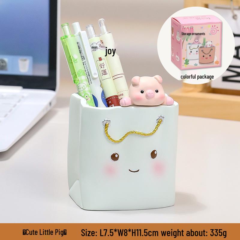 

Милая подставка для ручек из смолы ручной работы - Креативное настольное украшение