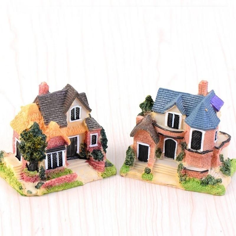 

Творчество DIY Суккулентные растения Горшечные культуры Микроландшафт Сказочный замок Каменный дом Украшения Аксессуары 1pc-random color